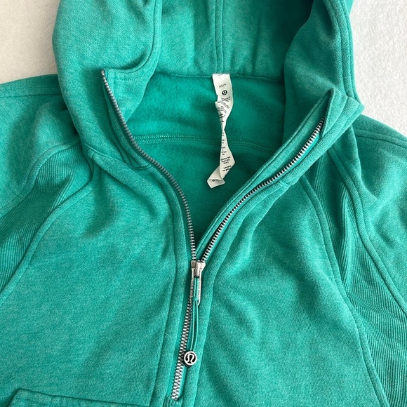 Lululemon Scuba Oversized 1/2 Zip Hoodie Heathered Maldives - Picture 6 of 10